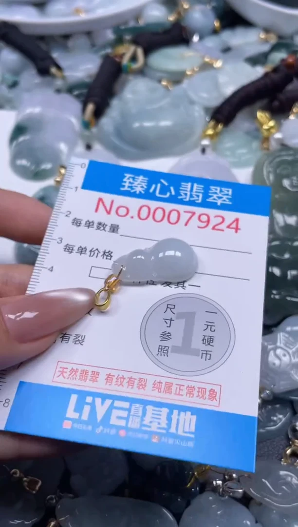 颈饰未镶嵌翡翠7924