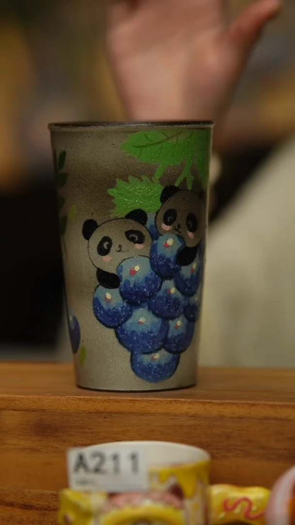 陶瓷紫砂可乐杯（微瑕介意勿拍）138