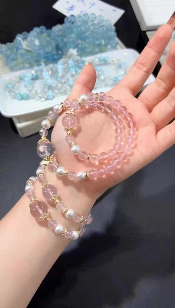 未镶嵌手串水晶40m多样性发其一【1条】默认微瑕