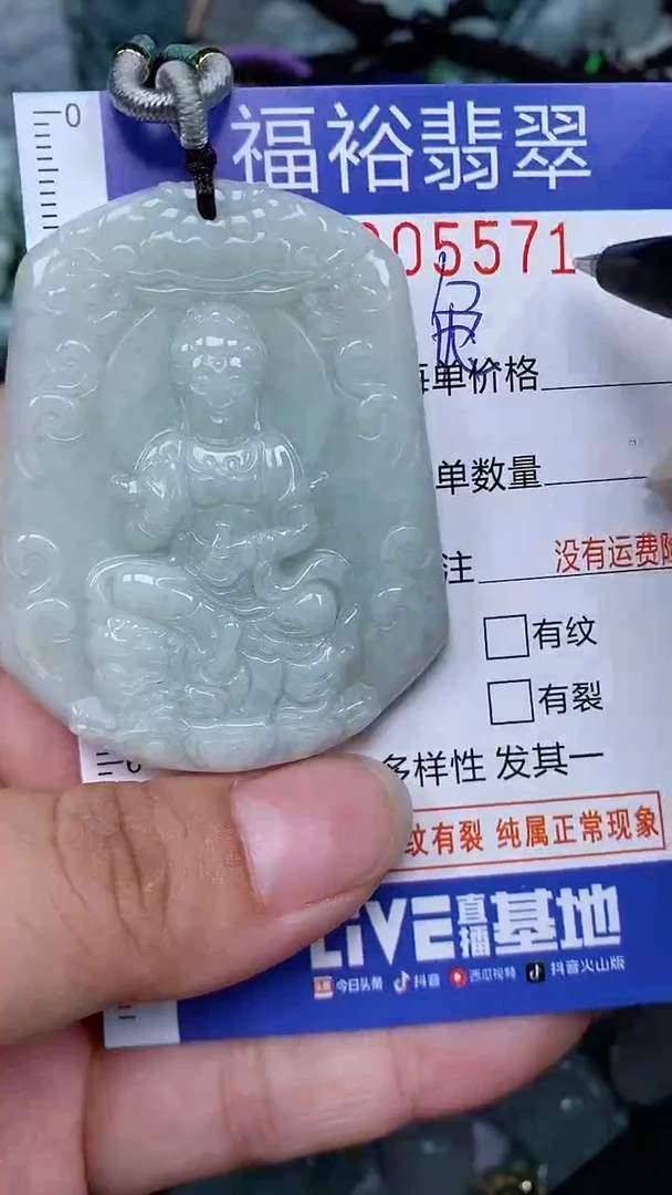 翡翠未镶嵌颈饰...0005571
