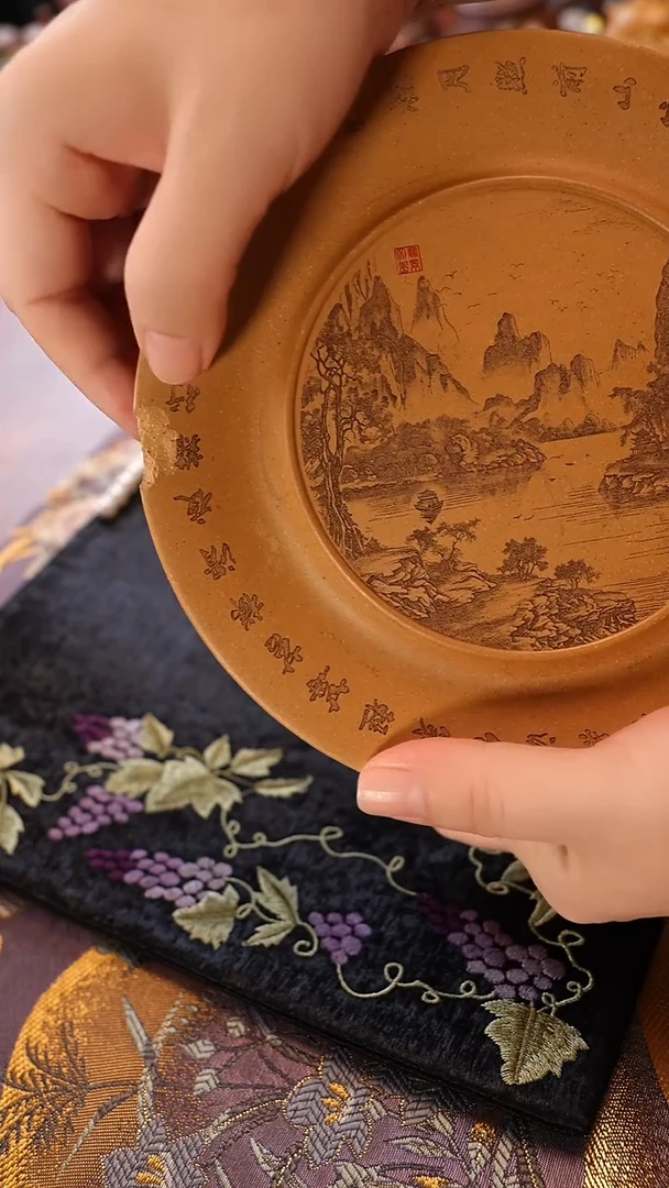 紫砂茶宠段泥壶承