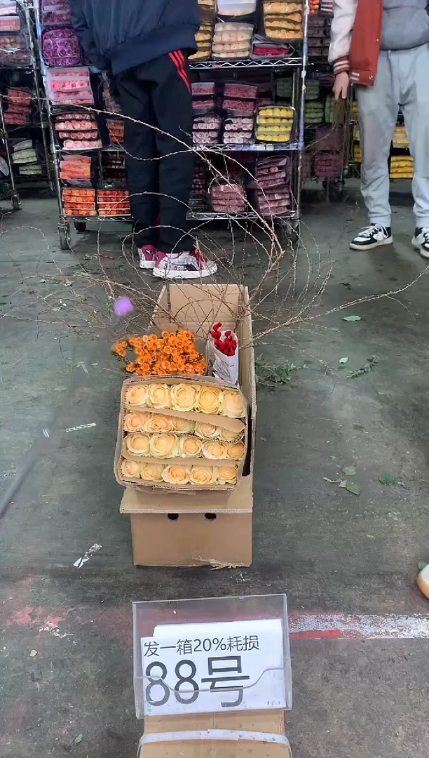 88号♥中通含20%耗损发一箱鲜花