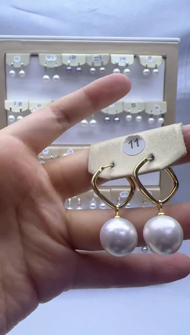 【闪购商品】淡水珍珠耳饰未镶嵌11