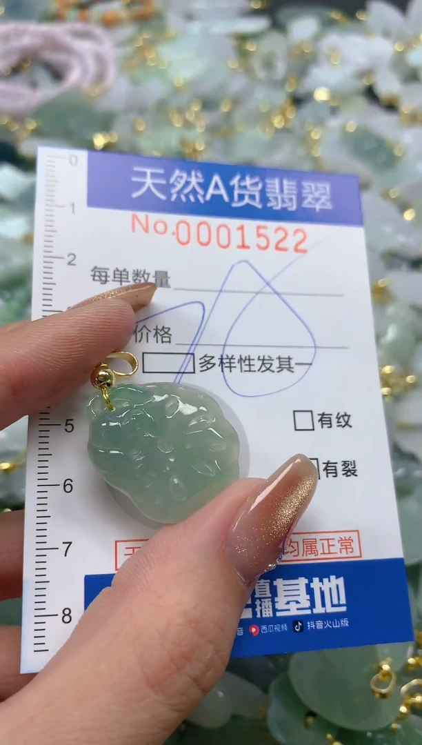颈饰未镶嵌翡翠天然A货翡翠