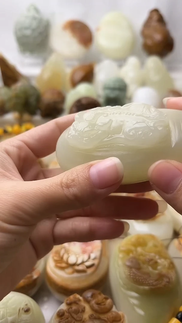 石材古青石棉纹正常不退换霸王貔貅微瑕