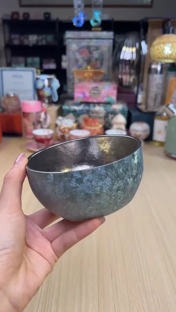 47匠心达-双层纯钛饭碗（小号蓝色）