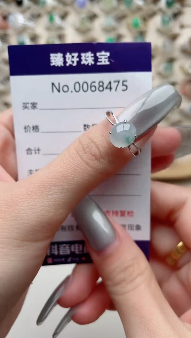 【闪购商品】翡翠戒指银S925镶嵌...........
