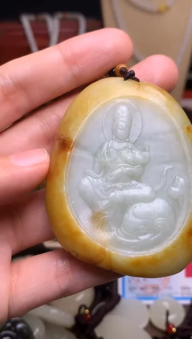 颈饰未镶嵌和田玉新疆料青海料清水和田玉吊坠