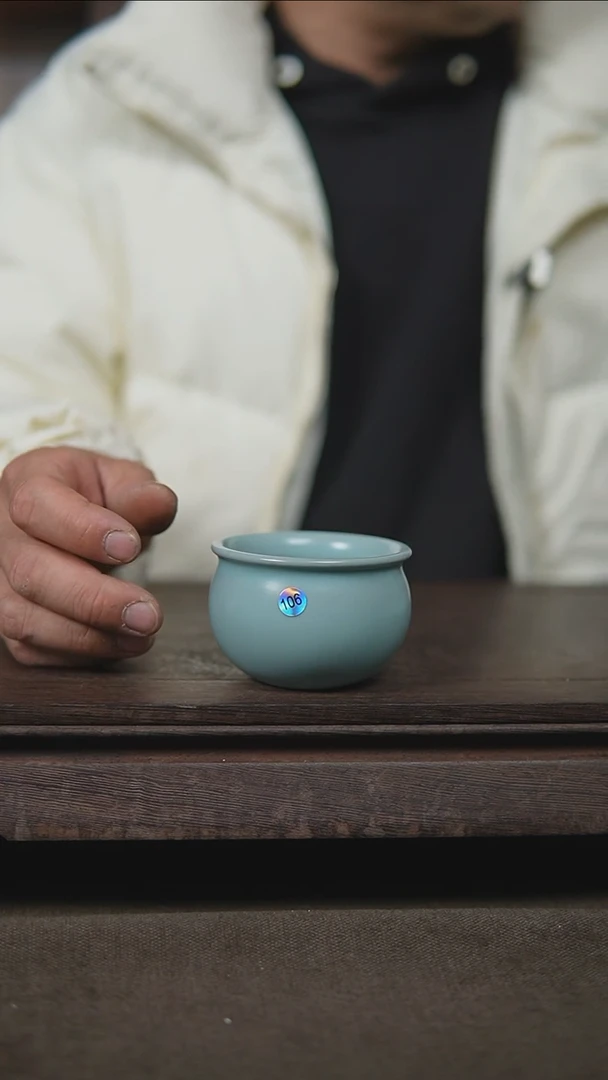 【闪购商品】杯仿古宋臻釉缸杯一级106