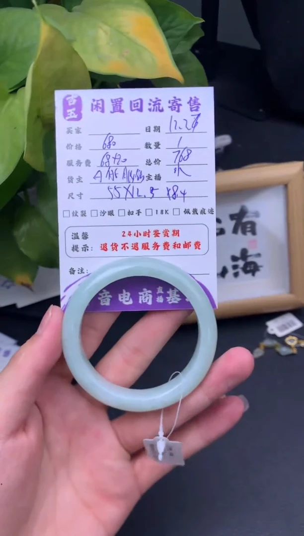 未镶嵌手镯翡翠手镯