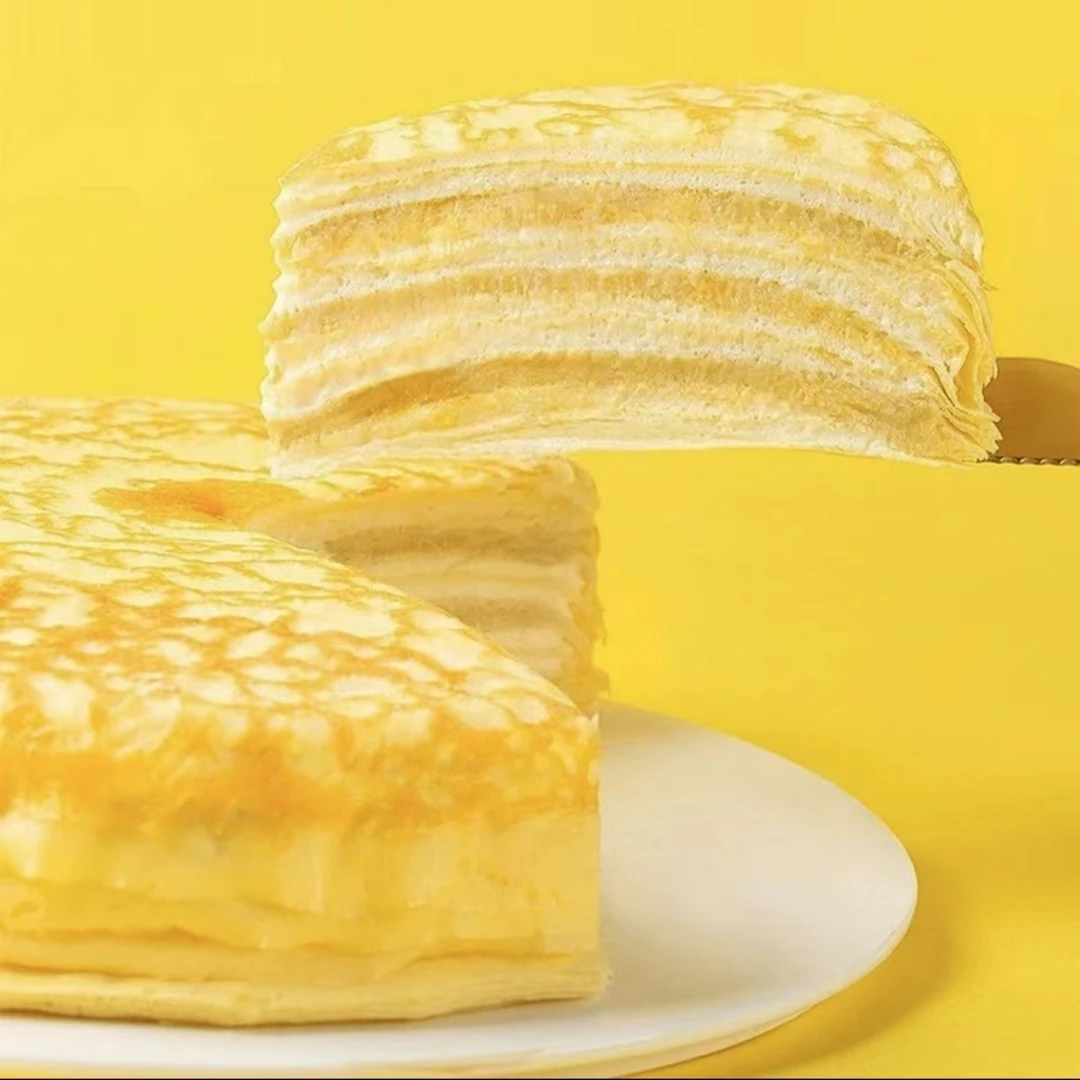 九吉熊虎皮榴莲千层 香甜软糯 400g/盒 3盒装Q1