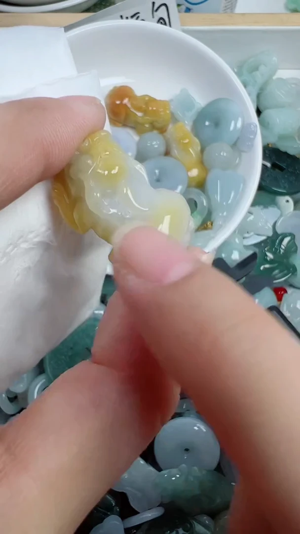 散珠翡翠579号链接，A货翡翠