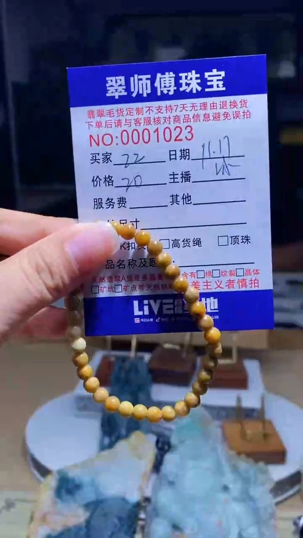 颈饰未镶嵌翡翠z*?翡翠1023