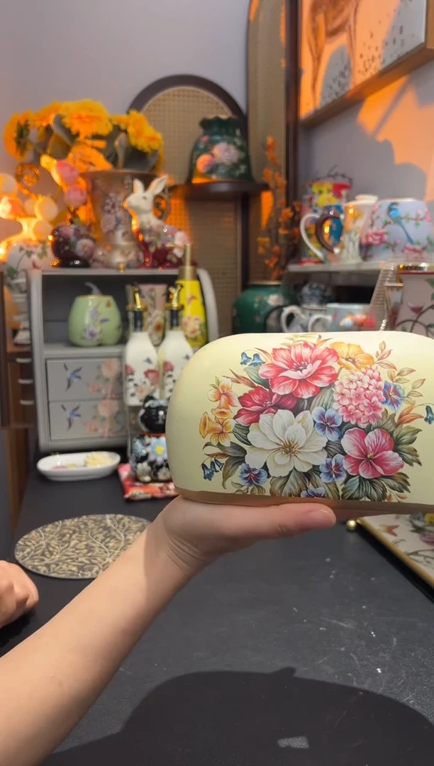 外贸陶瓷家居百货-纸巾盒