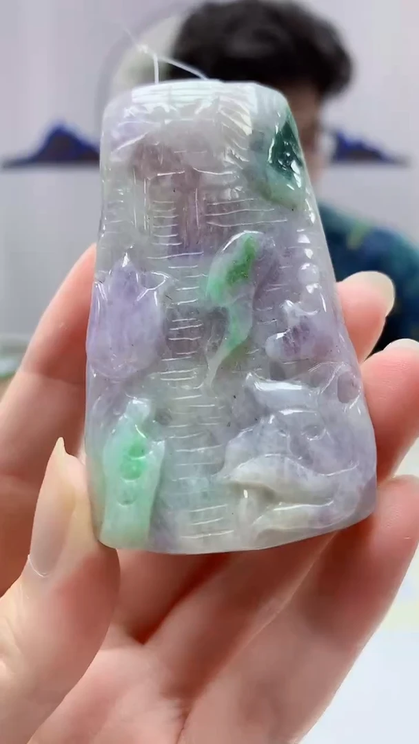 【闪购商品】翡翠颈饰未镶嵌4688zm-JJ挂件4