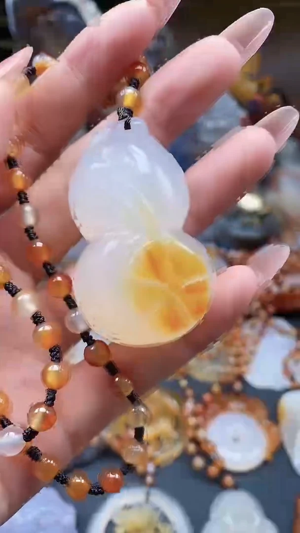 【闪购商品】玛瑙/玉髓颈饰未镶嵌dd