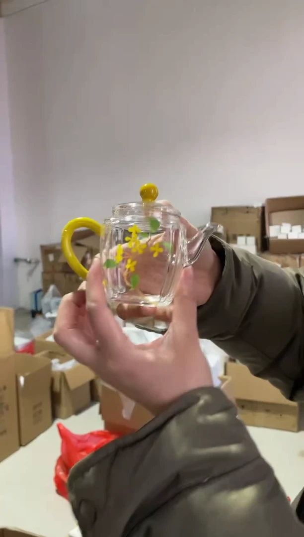 四方小壶桂花柠檬黄