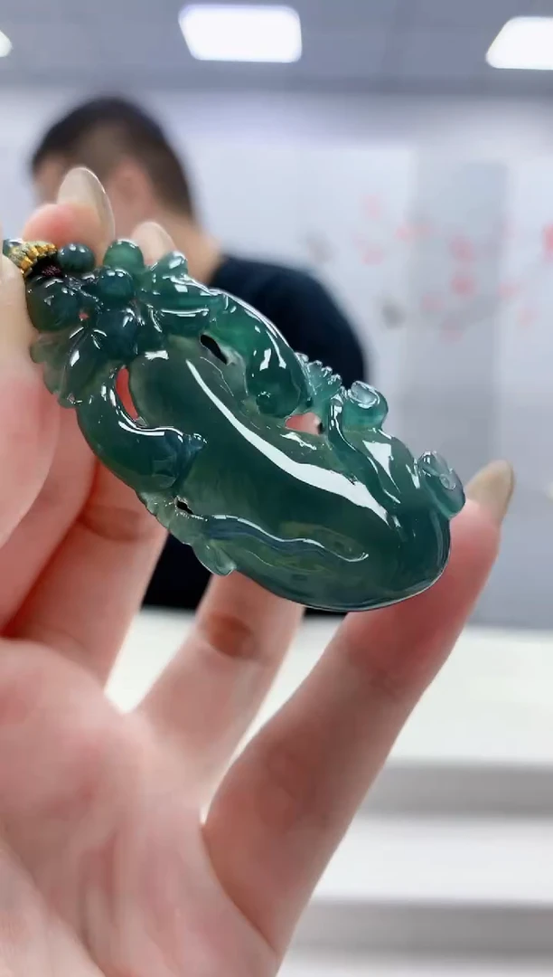 未镶嵌定制翡翠4898jw-毛货挂件41