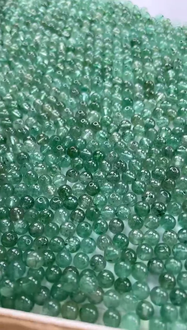 颈饰未镶嵌水晶凡*克散珠卡mm毫米