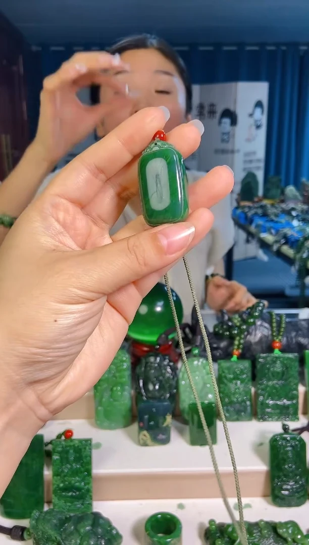 和田玉未镶嵌挂件1