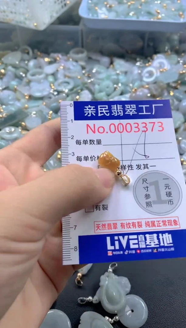 颈饰未镶嵌翡翠3373