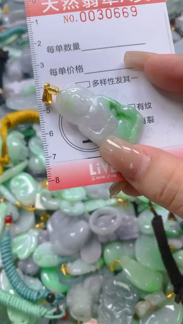 翡翠未镶嵌颈饰闪购0030669