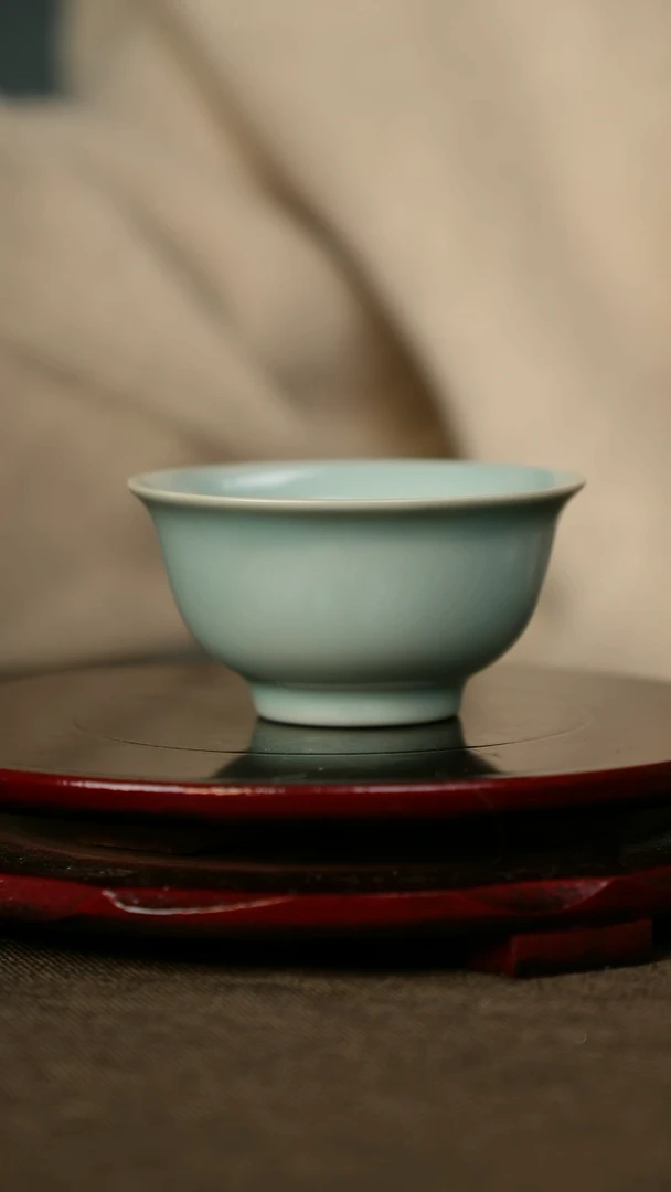 全品 支钉烧 压手杯 无底款