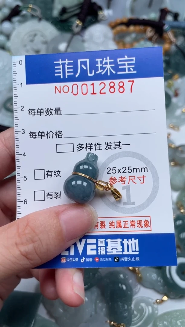 颈饰未镶嵌翡翠12887
