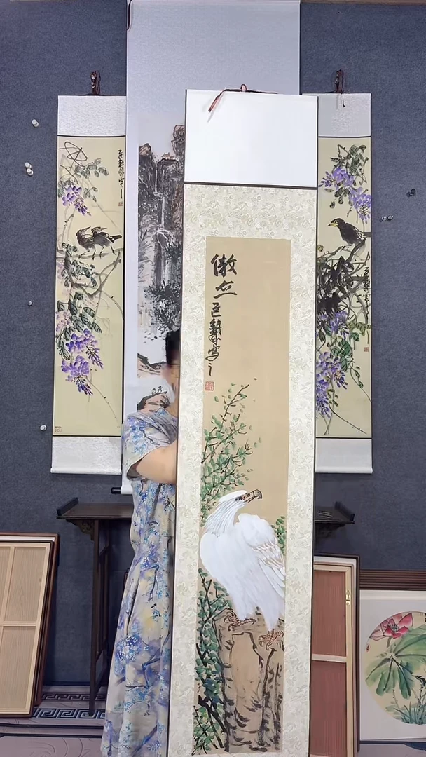 国画175*32吴铁成作品