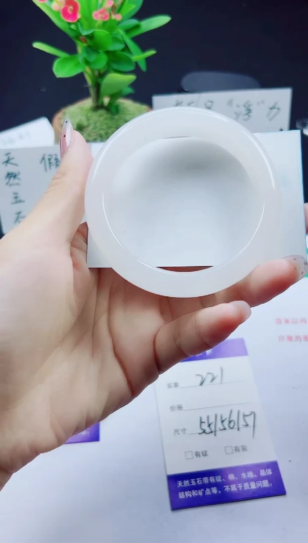 未镶嵌手镯石英质玉221-55/56/57