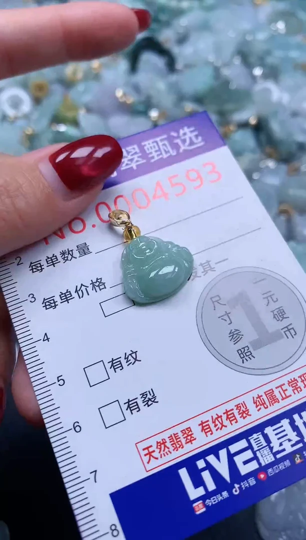 颈饰未镶嵌翡翠4593