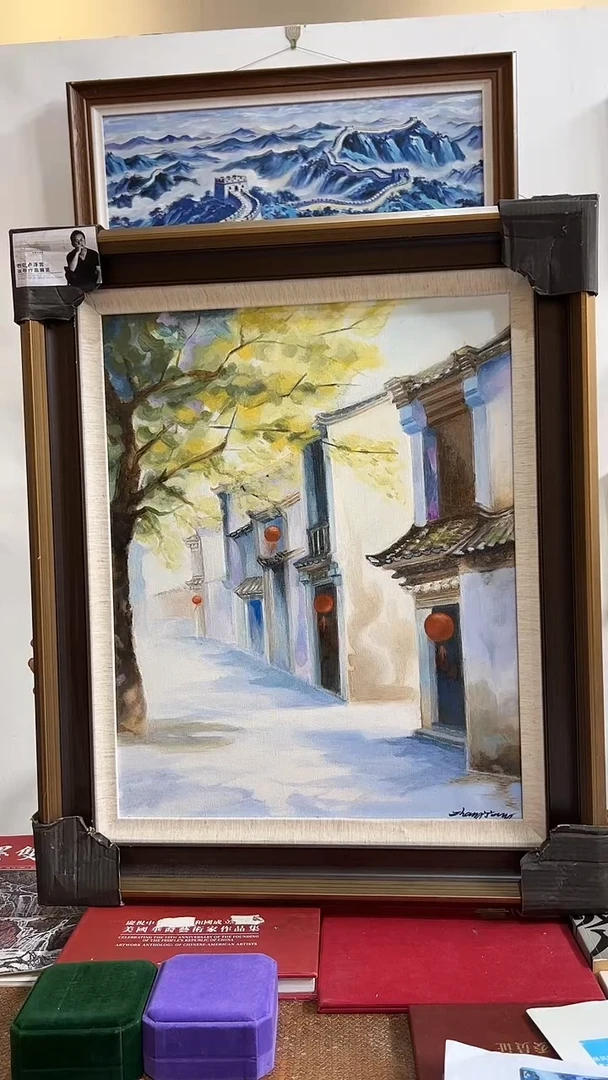 国画张敬油画作品25