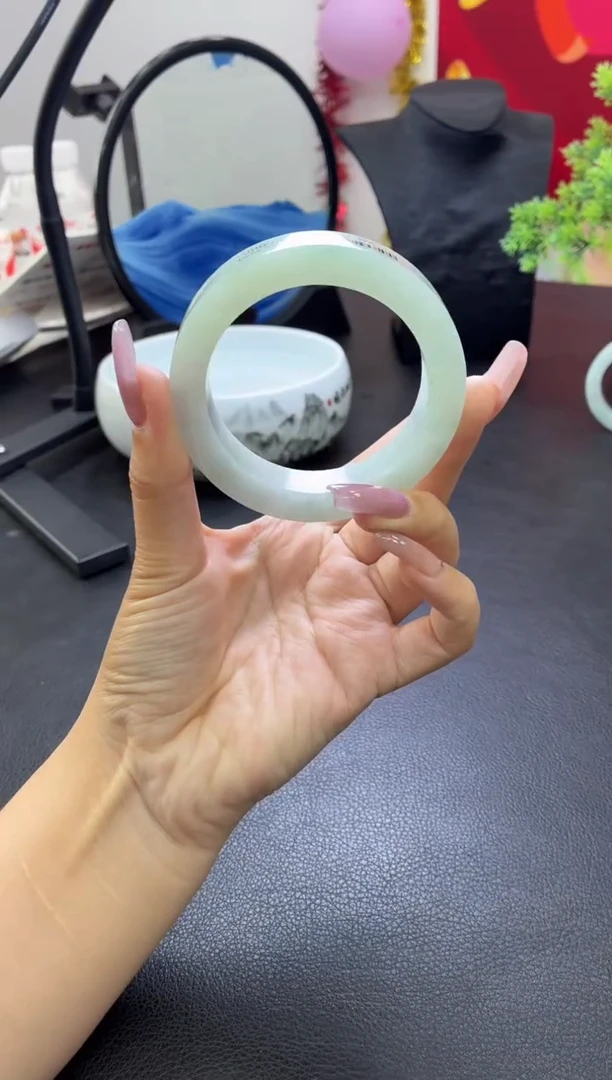 未镶嵌手镯定制翡翠手镯 55-57
