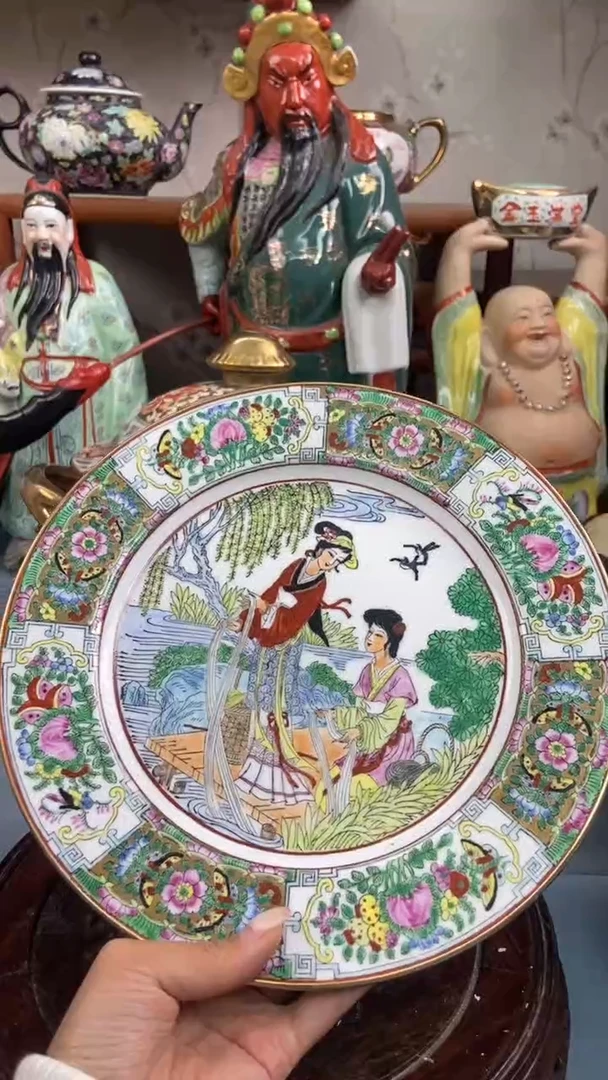 瓷片微瑕慎拍景德镇窑老厂瓷器单件