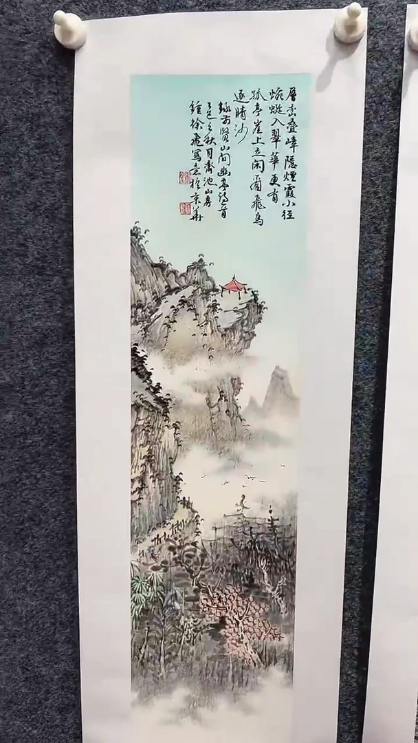 国画钟徐飞/国画/画心