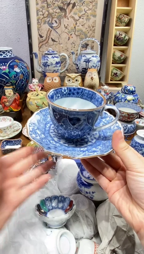 瓷片茉莉商品一号 杯碟