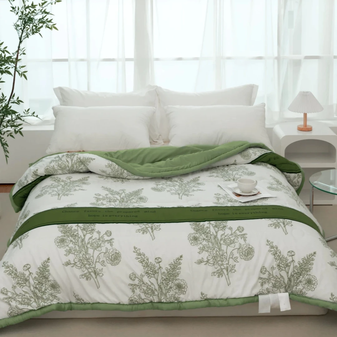 【免费试睡十五天】夏季夏凉被夹棉单被空调被可机洗吸汗透气