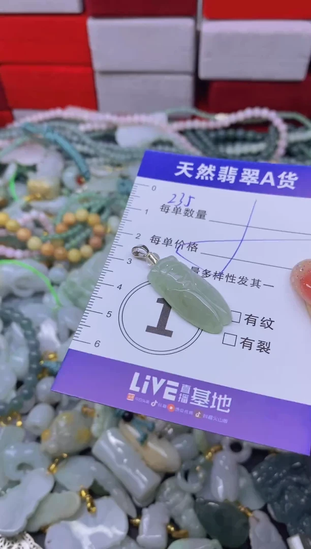 颈饰未镶嵌翡翠天然翡翠A货批量多样性发一件