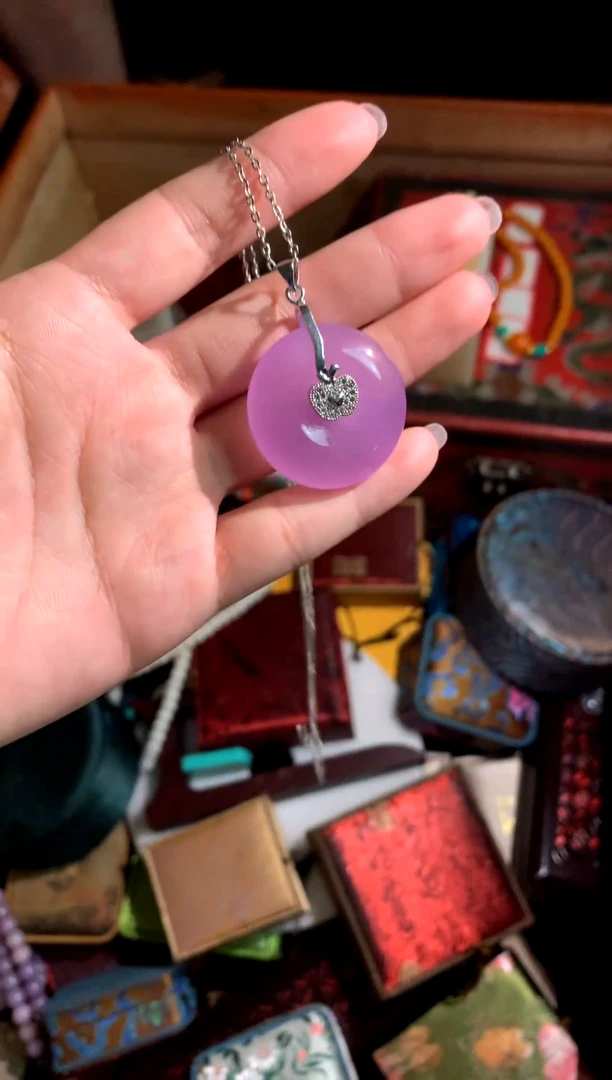 颈饰未镶嵌翡翠润玉潭精品专属摆件