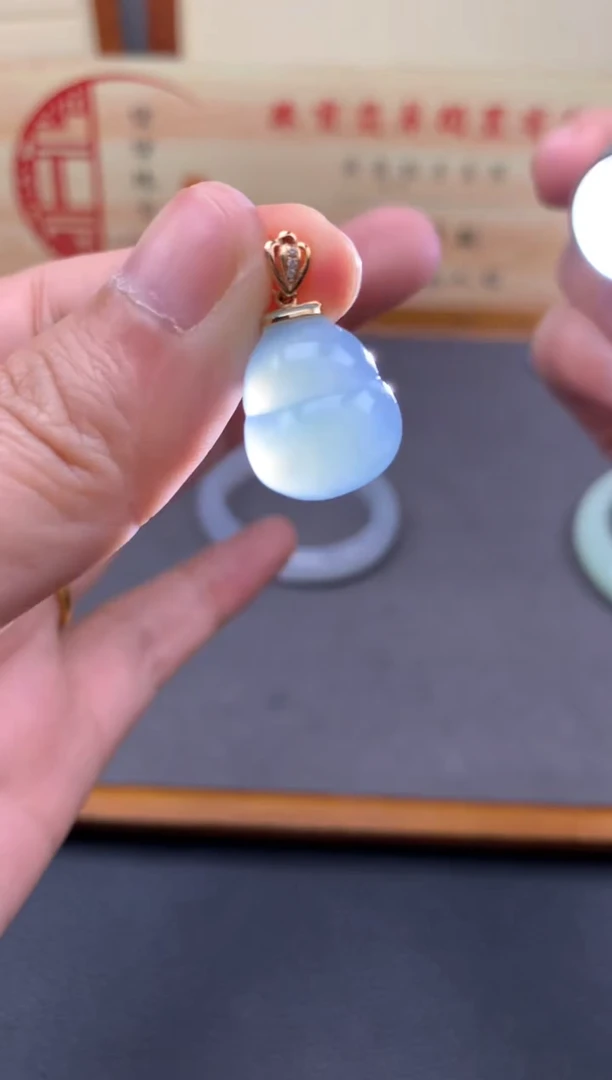 【闪购商品】定制翡翠18K金镶嵌///////