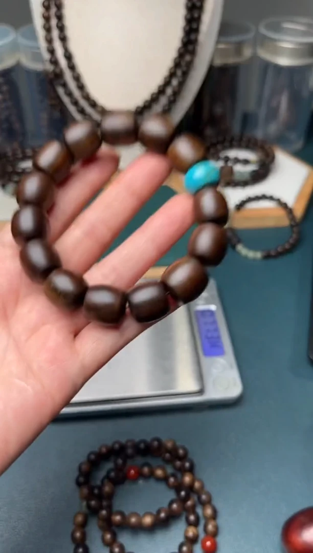 沉香碎屑沉香14mm越南芽庄白奇楠沉水