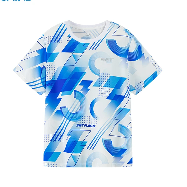 【商场同款】361男童冰丝短袖夏季新款中大童圆领速干T恤K52421211