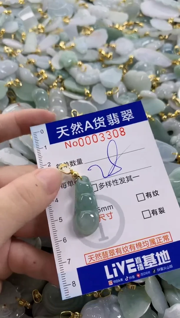 颈饰未镶嵌翡翠天然A货翡翠