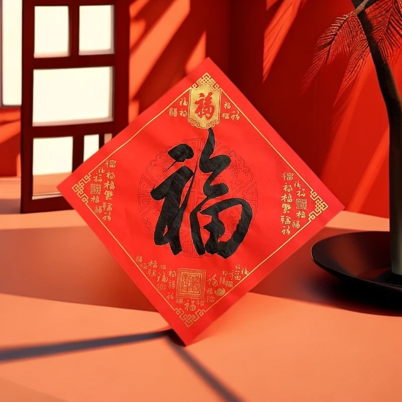 4号福字新年祝福语