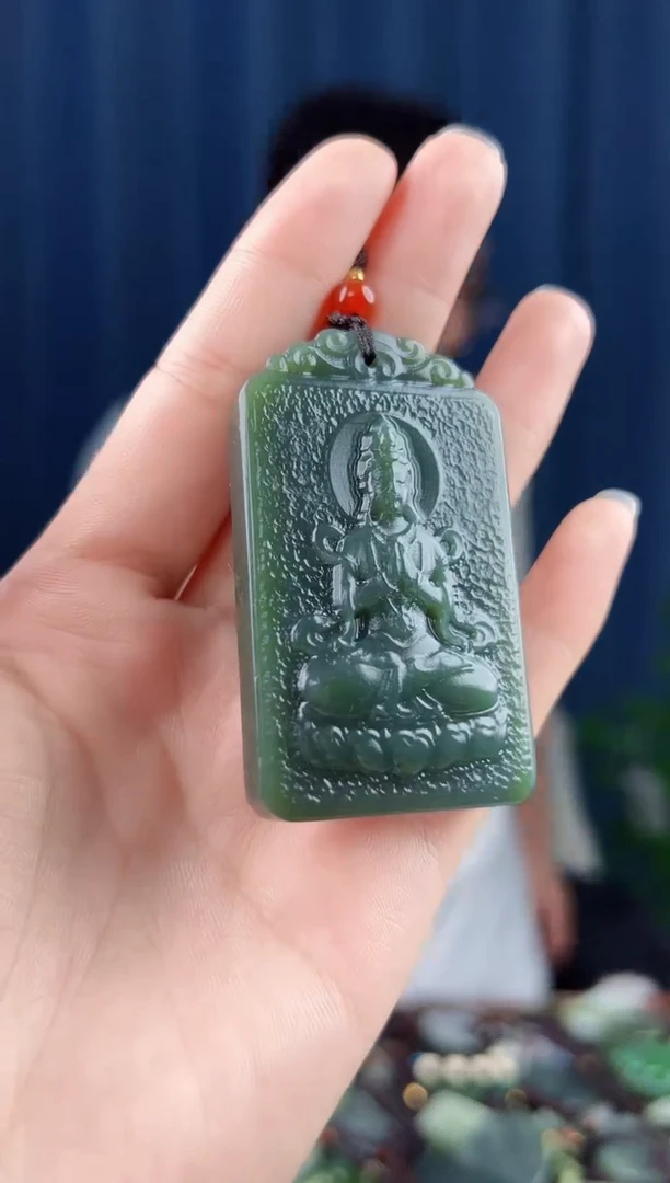 颈饰未镶嵌和田玉拍一发一，多样性发货