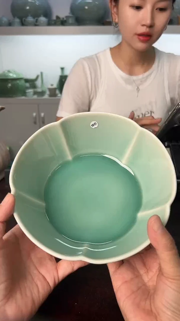 龙泉云间青瓷小米茶器