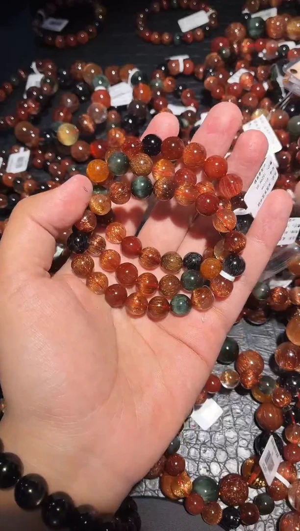 未镶嵌手链水晶彩发单圈A10（多样性发其一）