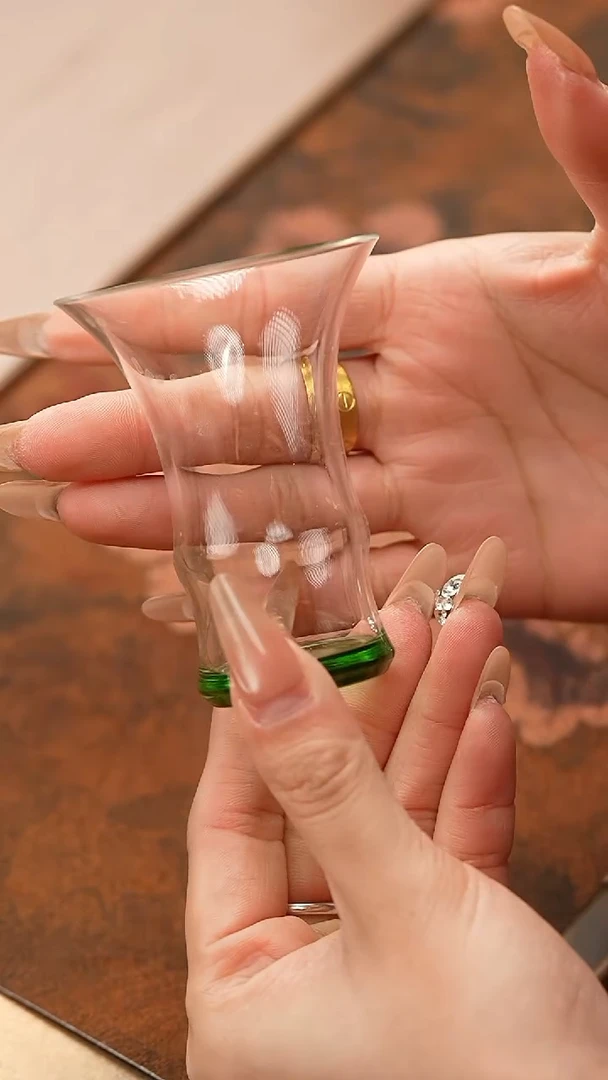 【闪购商品】禾器/晶彩君悦单杯/湖绿