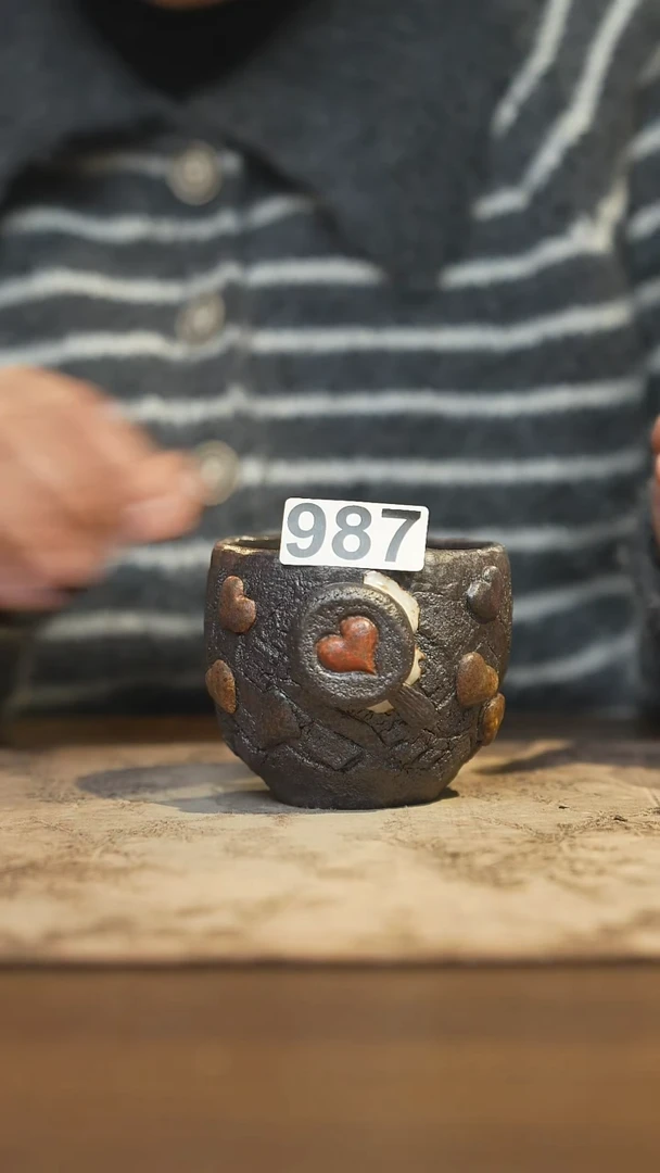 陶瓷茶器茶具主人杯987微瑕