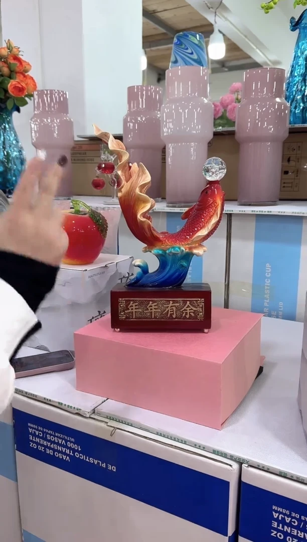 【闪购商品】无铅玻璃美全花器-k-早9